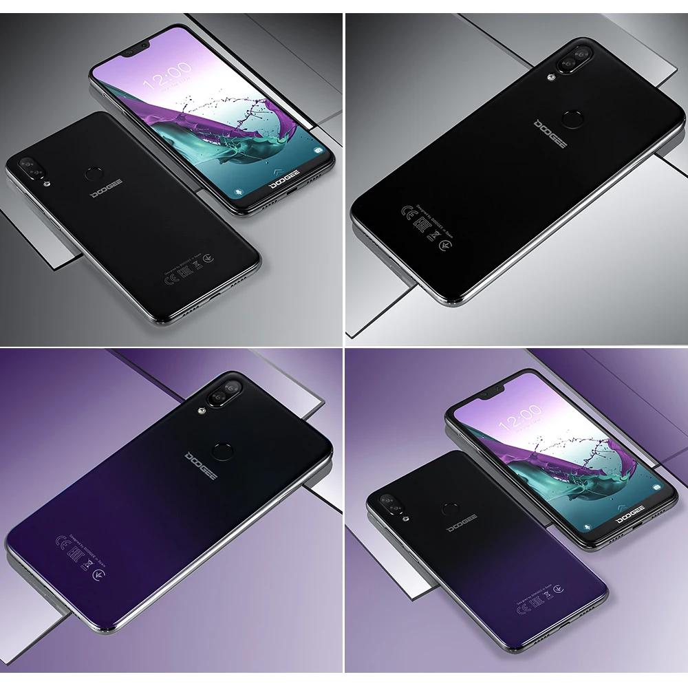 Смартфон DOOGEE N10 4G LTE 3+32 Гб 5 84'' FHD+19:9 камера 16 мп Android 8.1 аккумулятор 3360