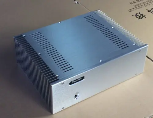 WANBO font b Audio b font BZ3612A class A amplifier chassis aluminum enclosure DIY aluminum amplifier