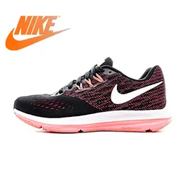 Официальный Оригинальная продукция NIKE ZOOM WINFLO женские спортивная обувь для бега обувь дышащие кроссовки уличные низкие удобные 898485