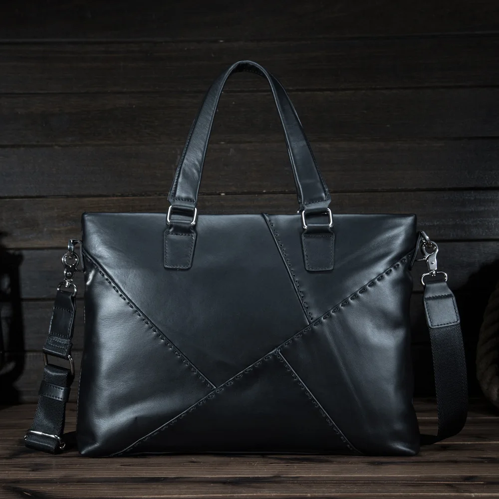 

New Fashion Men Briefcase Genuine Leather Men Bags Business Men Messenger Bags Tote Bag Male Briefcases Handbags