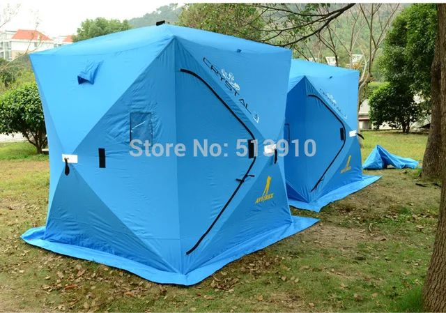 Best price at $109 Cheap Genuine end of a single Russian man ice fishing tents 2persons warm cold low- speed original export to Russian