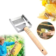 Нержавеющая сталь пчелиный улей Uncapping вилка для меда Скребок Лопата инструмент пчеловода не ржавеет