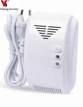 

YobangSecurity wireless photoelectric gas detector for home security system 433mhz gas sensor