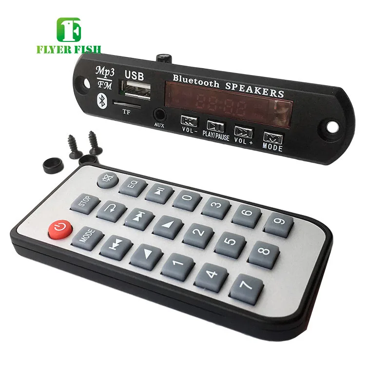 12 В микро музыкальный bluetooth динамик USB питание TF радио 15 Вт MP3 декодер плата аудио