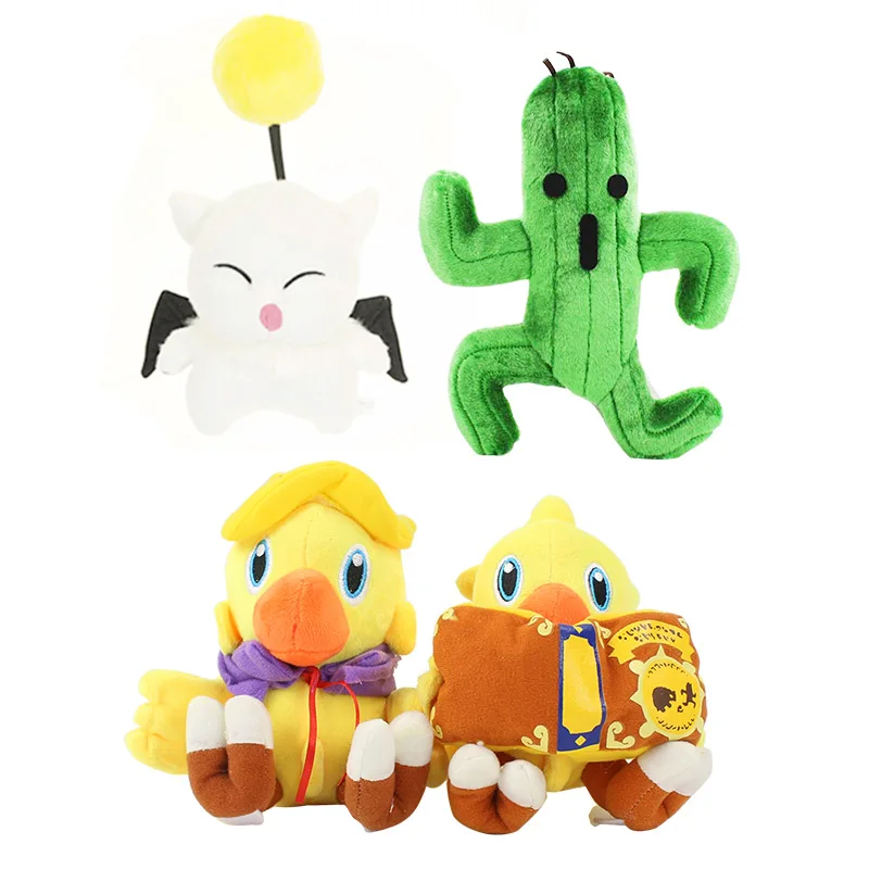 4 стиля кактус Final Fantasy Плюшевые игрушки Мягкая кукла с биркой Рождественский подарок