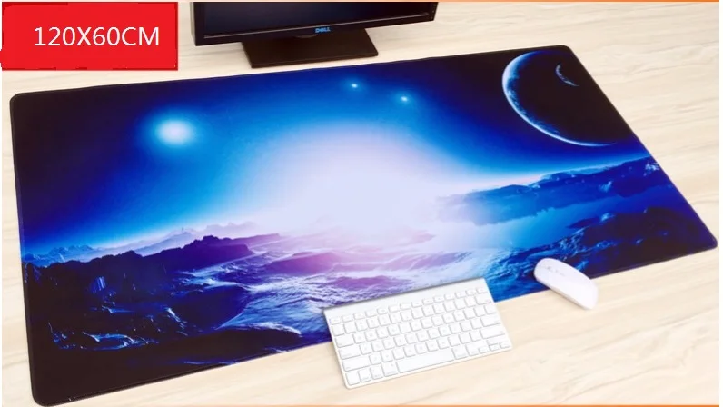 Almofada para Mouse Xxl Grande 120cm x 60cm para Decoração Escritório Anime Mesa Teclado para cs go Dota - Imagem 2