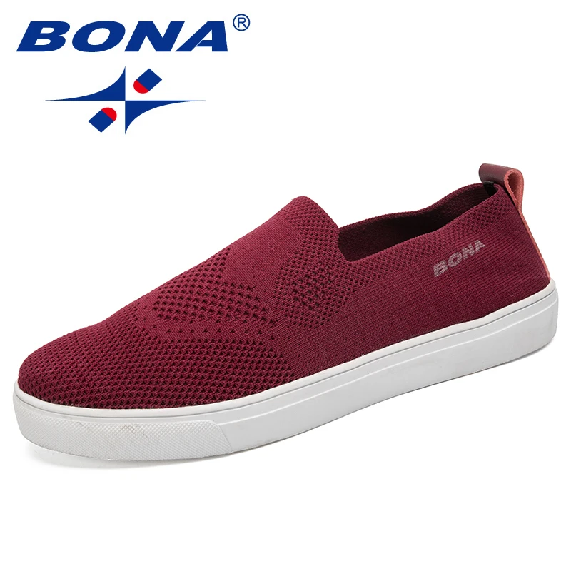 بونا جديد نموذجي أسلوب الرجال التزلج أحذية الركض رياضة الانزلاق على شبكة الهواء العلوي الرجال أحذية رياضية شحن مجاني سريع