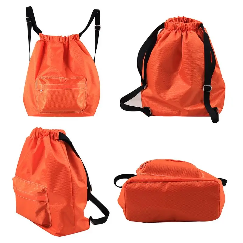 Buy Unisex Drawstring Beach Bag Sport Dry Wet Separation Backpack Travel School