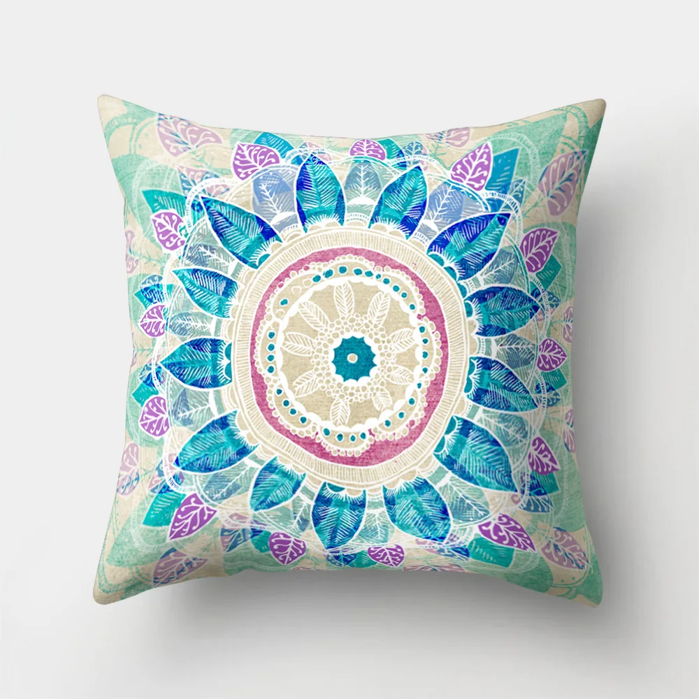 Decorative pillow set Geometric Printed Pillow Case Cover Square 45cm*45cm Polyester Pillowcase Home Decorative zara*women 1pcs