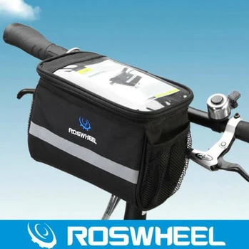 

ROSWHEEL mountain bike bicycle cycling head bag front Bicycle accessories 20*15*12cm 183.5g