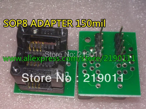 

New Hot 1 pcs SOP8 to DIP8 EZ Programmer Adapter Socket Converter Module With 150mil