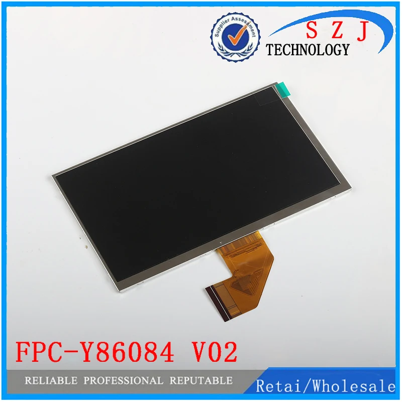 

New 7'' inch for FPC-Y86084 V02 LCD display screen Module Replacement 164*103mm Free shipping