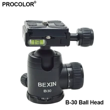 Camera BallHead Pro Universal Camera Tripod monopod Ball Head With PU-50 Quick Release Plate 1/4″ Screw Camera Accessories