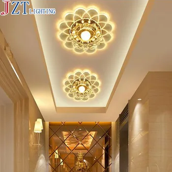 

Best Price LED 3W Crystal Ceiling Lamp Weight 0.6kg 25*25*16cm Acyrlic Holes 8 Cm Embedded Aisle Lights Corridor Porch Lamp