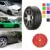 Nuovo 8 m Car Styling Pneumatico della gomma Cura dei cerchioni Protezione Mozzo della Ruota Adesivi Striscia per BMW VW Golf 4 Opel Astra toyota Mazda Accessori