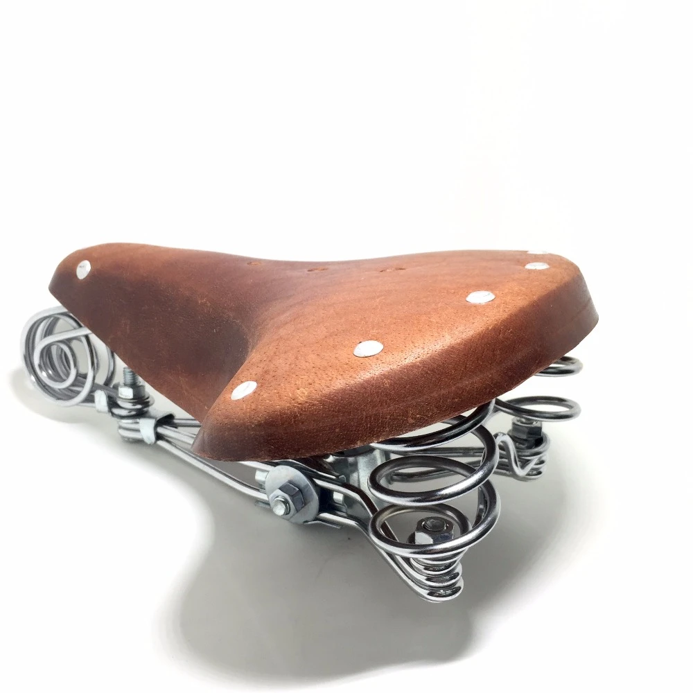 Asiento de bicicleta E0980 de alta calidad, cómodo y duradero, restauración de formas sillín de cuero puro, de bicicleta|leather saddle|bicycle seatsaddle bicycle - AliExpress