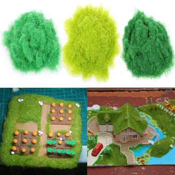 

A pack 4 colors 30g Nylon Scene Garden Artificial Grass Powder High quality colorfast Turf Sandbox Model DIY Landscape Decor