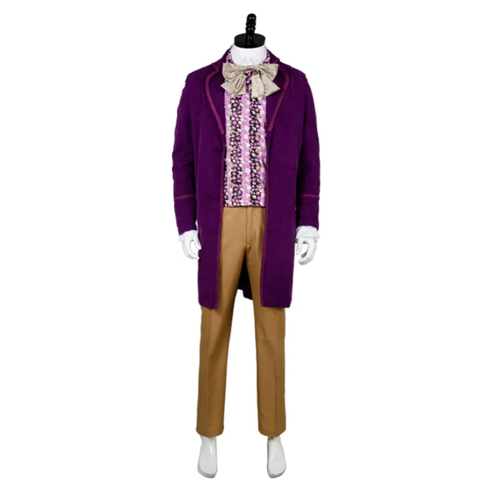 Willy Wonka and the Chocolate Factory 1971 мужской пиджак брюки галстук для мужчин Фильм Хэллоуин