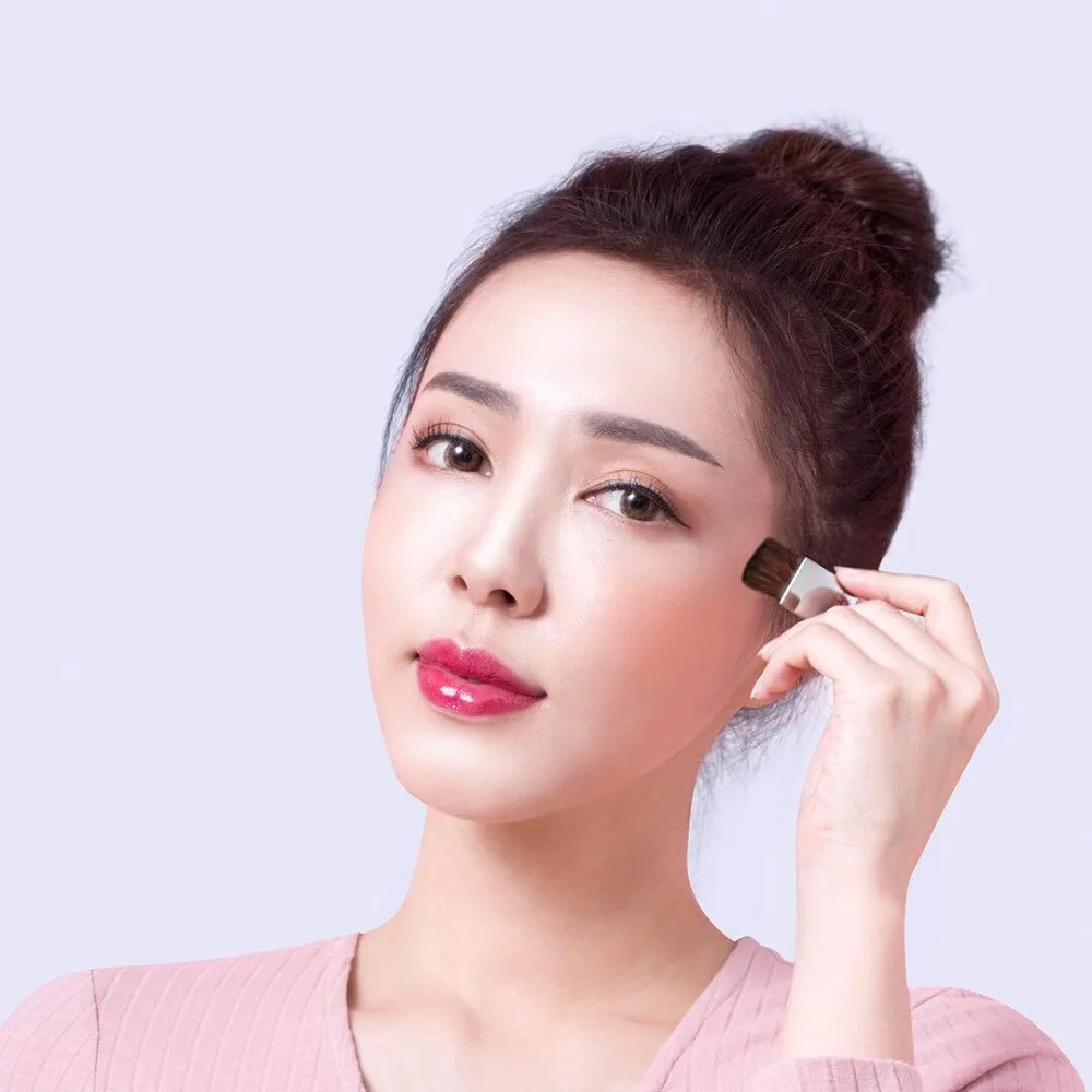 xiaomi mijia beauty cosme Румяна натуральный розовый, двухцветный дизайн с подходящей кистью для xiaomi beautiful life