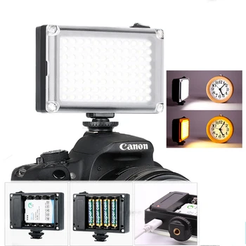 

Ulanzi 96 LED Phone Video Light Photo Lighting on Camera Hot Shoe LED Lamp for iPhone Xs Max X 8 Camcorder Canon Nikon DSLR Live