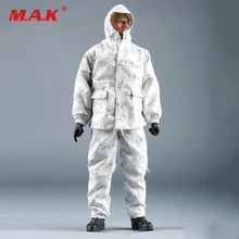 1/6 Male Soildier Clothes US Navy Seal Snow Digital Camouflage Combat Suit for 12 inches Action Figures 1 6 the navy seal cqb combat tactical clothes set for 12 bodies