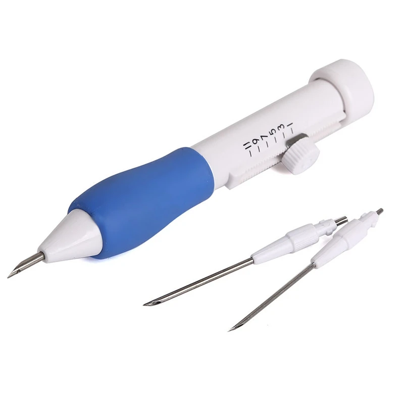 

DIY Punch Needle Set Embroidery 3 Needles 2 Threaders ABS Plastic Craft Tools DIY Embroidery