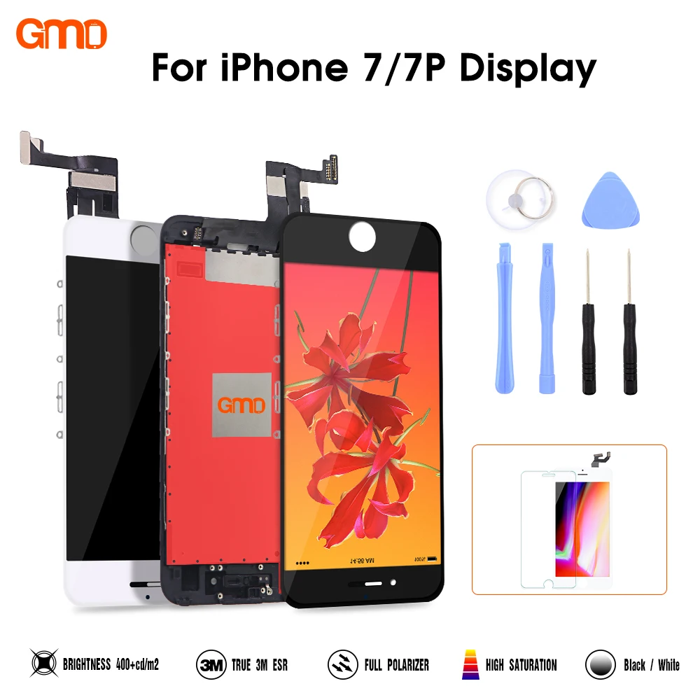 

IFIX Parts GMO Customized LCD 100% Grade AAA+LCD Screen for iPhone 7/7P LCD Display Replacement with 3D Touch Screen Digitizer