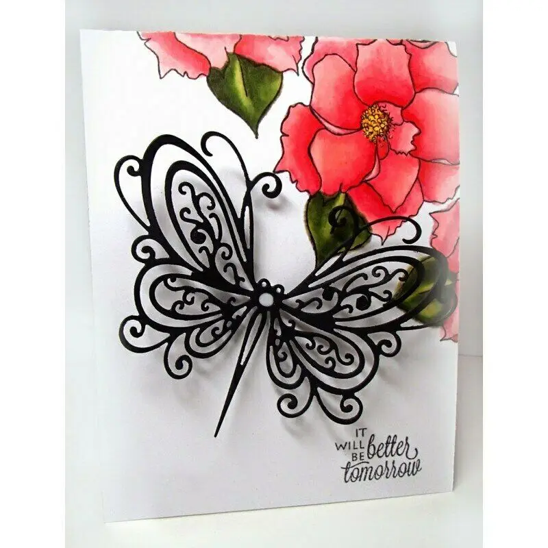 2019 New Arrival Butterfly Metal Cutting Dies Stencil Decoration Stunning Cutter Die For Scrapbooking Embossing
