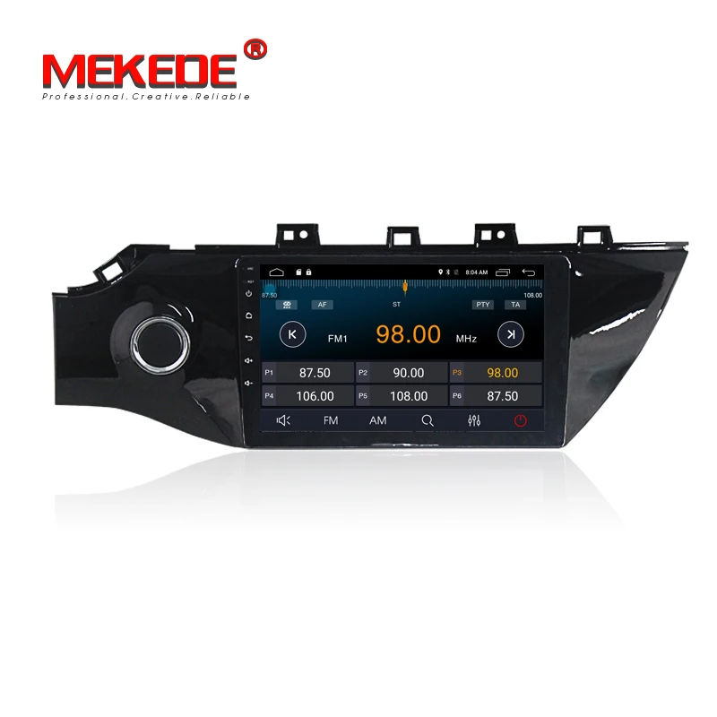 Top Russian warehouse delivery! Android 7.1 Quad core Car GPS DVD player for KIA RIO K2 2017 2018 support 4G SIM wifi bluetooth FM 5