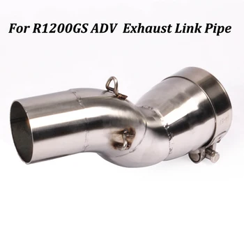 Motorcycle Exhaust Muffler Modified Connection Link Pipe stainless steel Slip on For BMW R1200GS ADV 2013 2014 2015 2016