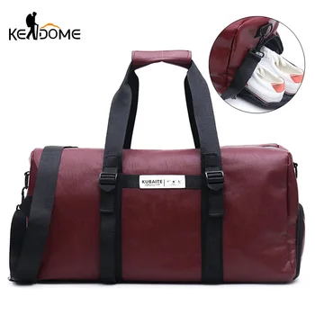 

Sport Gym Bag Lady Women Fitness Travel Handbag PU Leather Yoga Mat Bags Outdoor Handbag for Shoes Blaso Sac De Sporttas XA125D