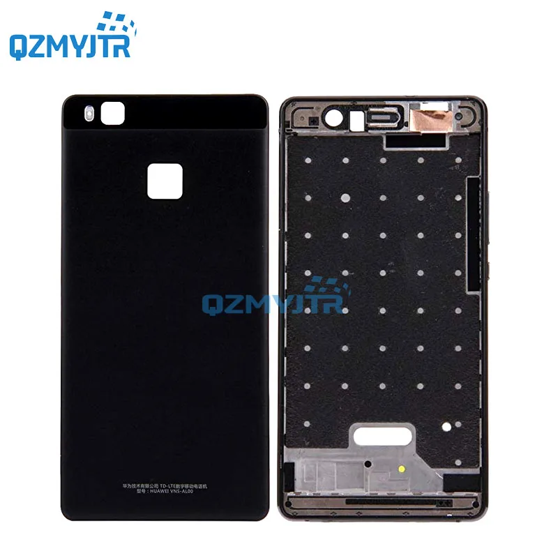 

Battery Cover For Huawei P9 Lite Housing Cover LCD Front Frame+Back Battery Cover+Middle Frame Adhesive Sticker+side Buttons