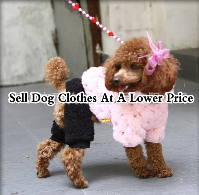 Warm Dog Coat Dogs Pink Coats Pet Clothes Supplies Low Price Processing