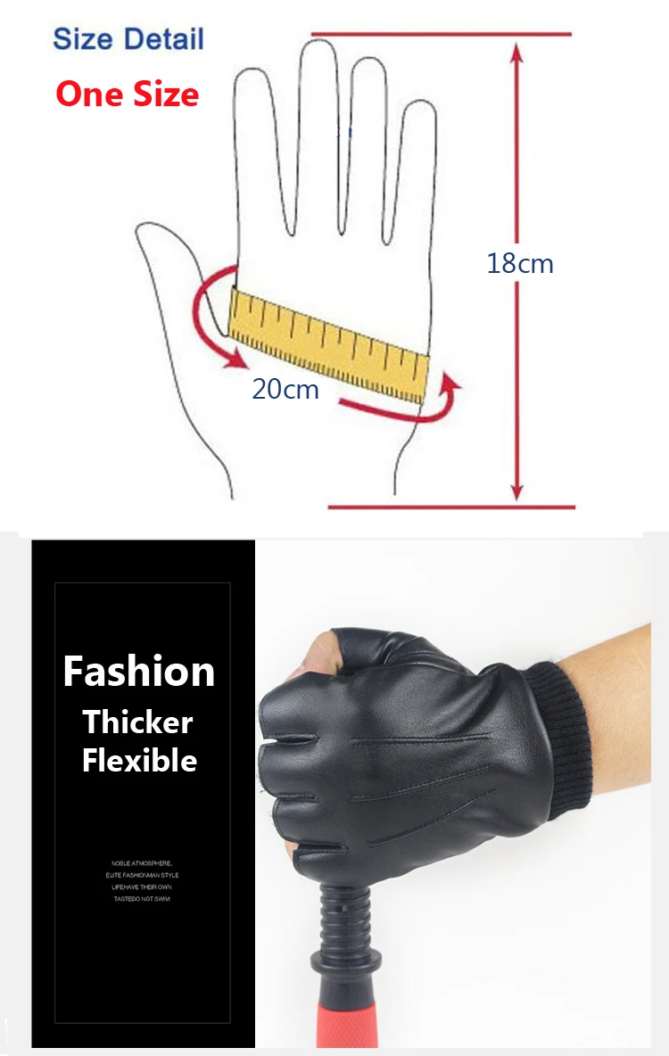 LongKeeper из искусственной кожи полу-палец перчатки Для мужчин гибкий черный спортивный Танцы варежки Для женщин против скольжения половина