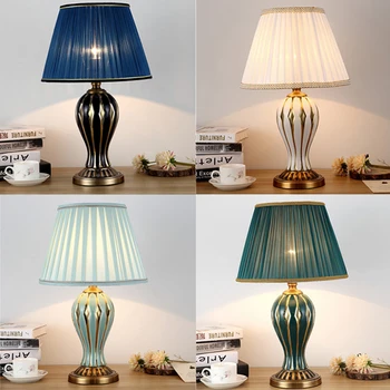 American style antique blue desk lamp living room bedside lamp hand painted creative ceramic desk lamp free shipping American style antique blue desk lamp living room bedside lamp hand painted creative ceramic desk lamp free shipping