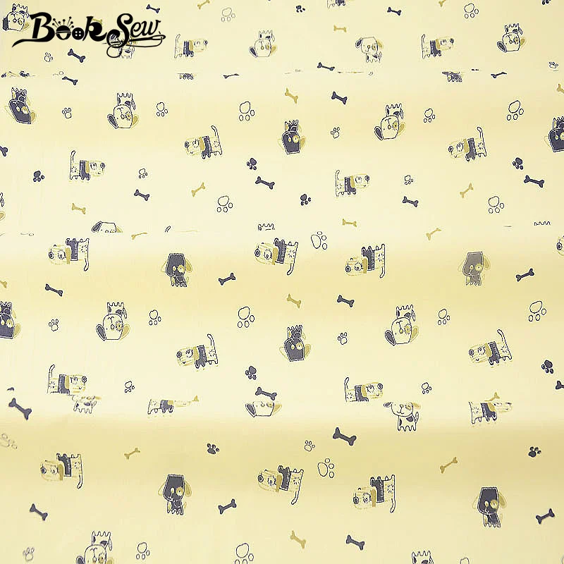 Хлопчатобумажная ткань для шитья в стиле книжного шитья, тканевая Ткань для шитья, дизайн с героями мультфильмов, домашний текстиль, детская простыня, сделай сам, кукла, ремесло, Tissu