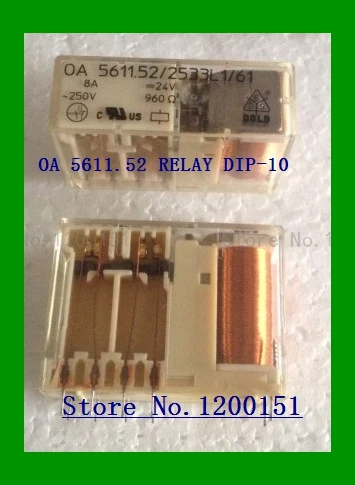 

OA 5611.52/2533L1/61 24V 108A 24dc OA 5611.52/2542W1/61 12VDC relay DIP-10