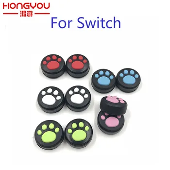 

50Pc For Nintendo Switch NX NS Joy-Con Game Controller Increase high Cat Paw Anti-slip Silicone Thumb Stick Grip Heightening Cap