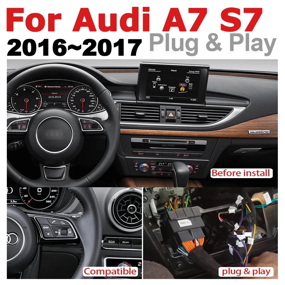 Perfect 8 inch Andrid 7.0 up Car Multimedia Player For Audi A7 S7 4G8 2016~2017 MMI radio gps Navi Map WiFi original style Bletooth 3 Perfect 8 inch Andrid 7.0 up Car Multimedia Player For Audi A7 S7 4G8 2016~2017 MMI radio gps Navi Map WiFi original style Bletooth 3