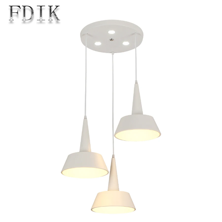 

Dining room Droplight Three head Modern Simplicity Pendant Lamp Creative Bedroom LED Lamp Lighting Restaurant Lights Nordic Life