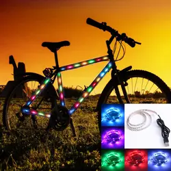 1 Unids Alimentado Por USB 5 В RGB luz de Тира LLEVADA 60 60 светодиодов/м 3528 SMD Нет -непроницаемой de la Cinta para ТВ де Fondo Iluminac