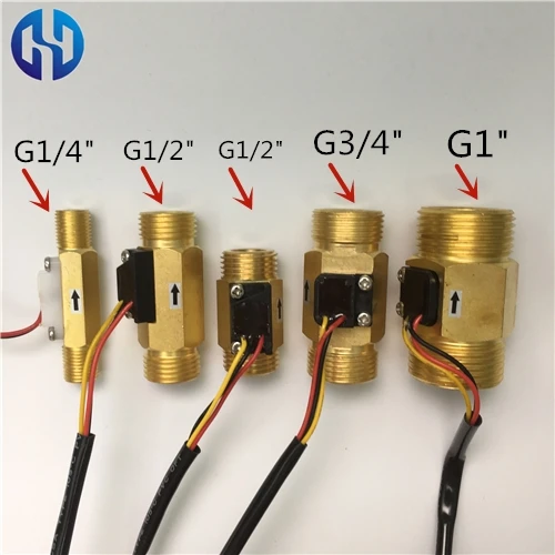 -BG1-4 water brass hall flow rate sensor meter  (29)