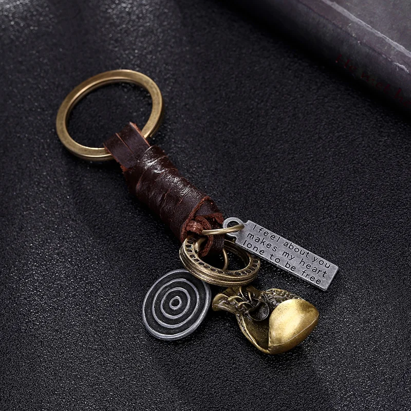 Брелок с боксерскими перчатками винтажные боксерские перчатки кожаные панк брелки для ключей ключи от машины брелки кожаный спортивный брелок сумка подвесные брелоки