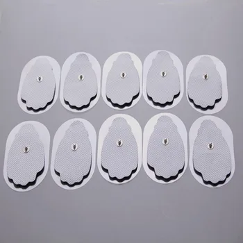

DHL freeshipping 500pcs hand shaped non-woven Self Adhesive replacement Electrode pads for muscle stimulator Tens massager pad
