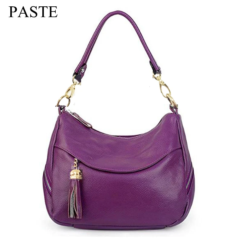 www.bagssaleusa.com : Buy 2018 Brand Designer Soft Natural Leather Hobo Bag Female Leisure Women&#39;s ...