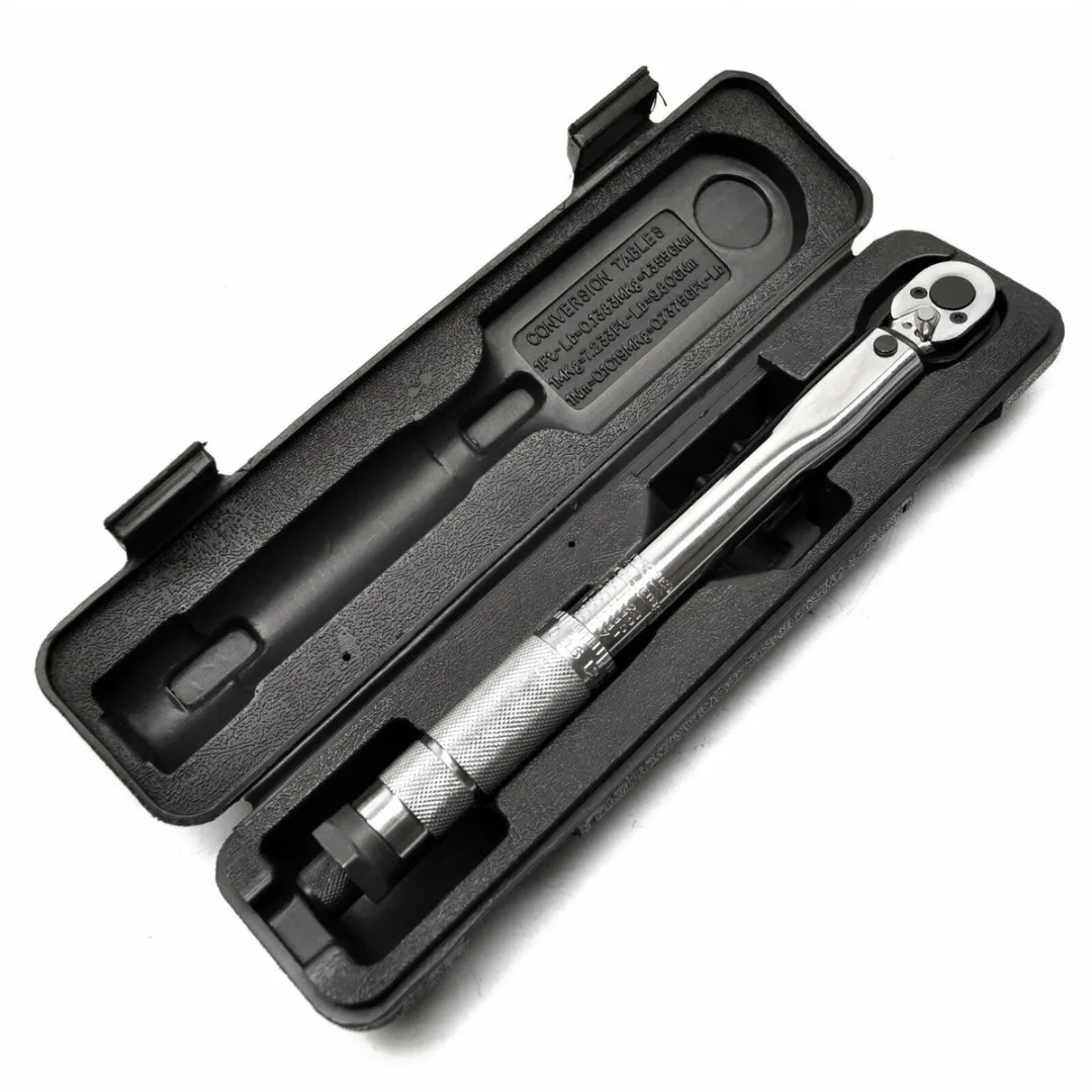 

Professional Adjustable 1/4" Drive Torque Wrench 5-25NM Adjustable Hand Spanner Ratchet Repairing Hand Tools 28cm High Quality