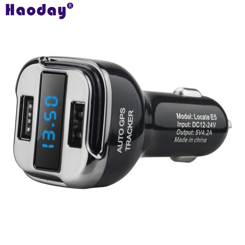 

High Quality Smart Locate E5 Car charger Intelligent Compatible Locate tracker Real-time Date Monitoring OLED Voltage Display
