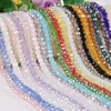 2mm 3mm 4mm 6mm 8mm Rondelle Austria Faceted Crystal Beads Glass Beads Round Loose Spacer Beads for Jewelry Making ► Photo 1/6