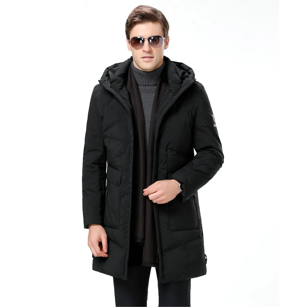 Зимние мужские Повседневное с капюшоном пуховик черный капюшон одноцветное пальто Для мужчин легкий теплый коврик верхняя одежда мужской