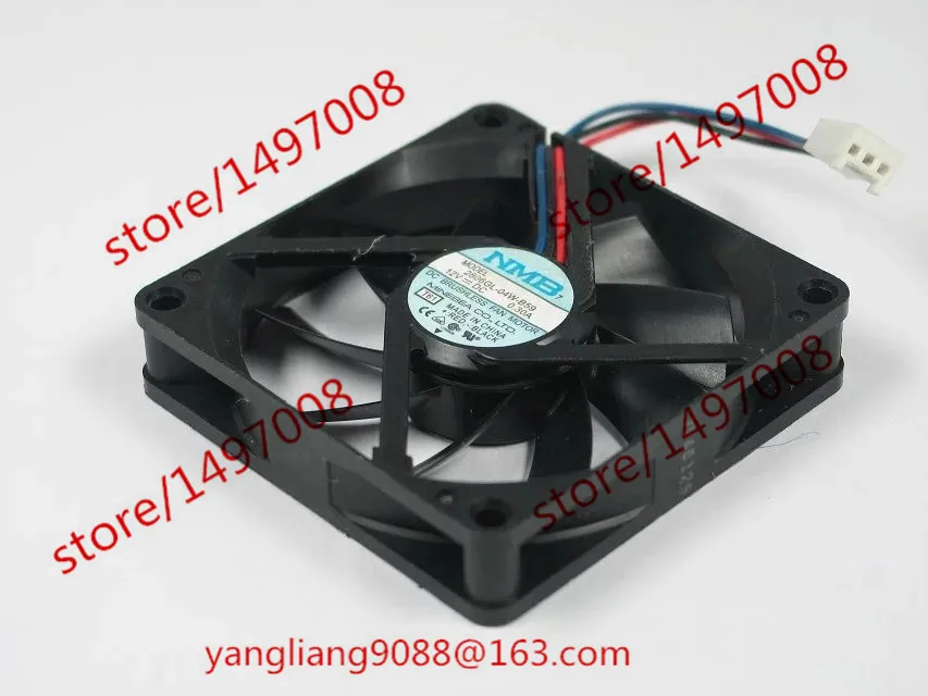 NMB MAT 2806GL 04W B59 T61 DC 12V 0.30A 3 жильный 70x70x15 мм Сервер вентилятор охлаждения|square fan|server fandc
